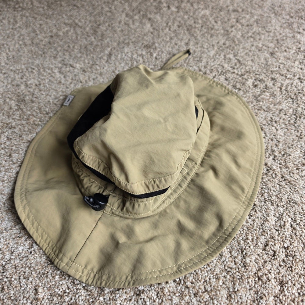 Tough Outfitters Boonie Sun Hat Mens OSFA Tan Nylon Outdoor Hiking Safari Adult